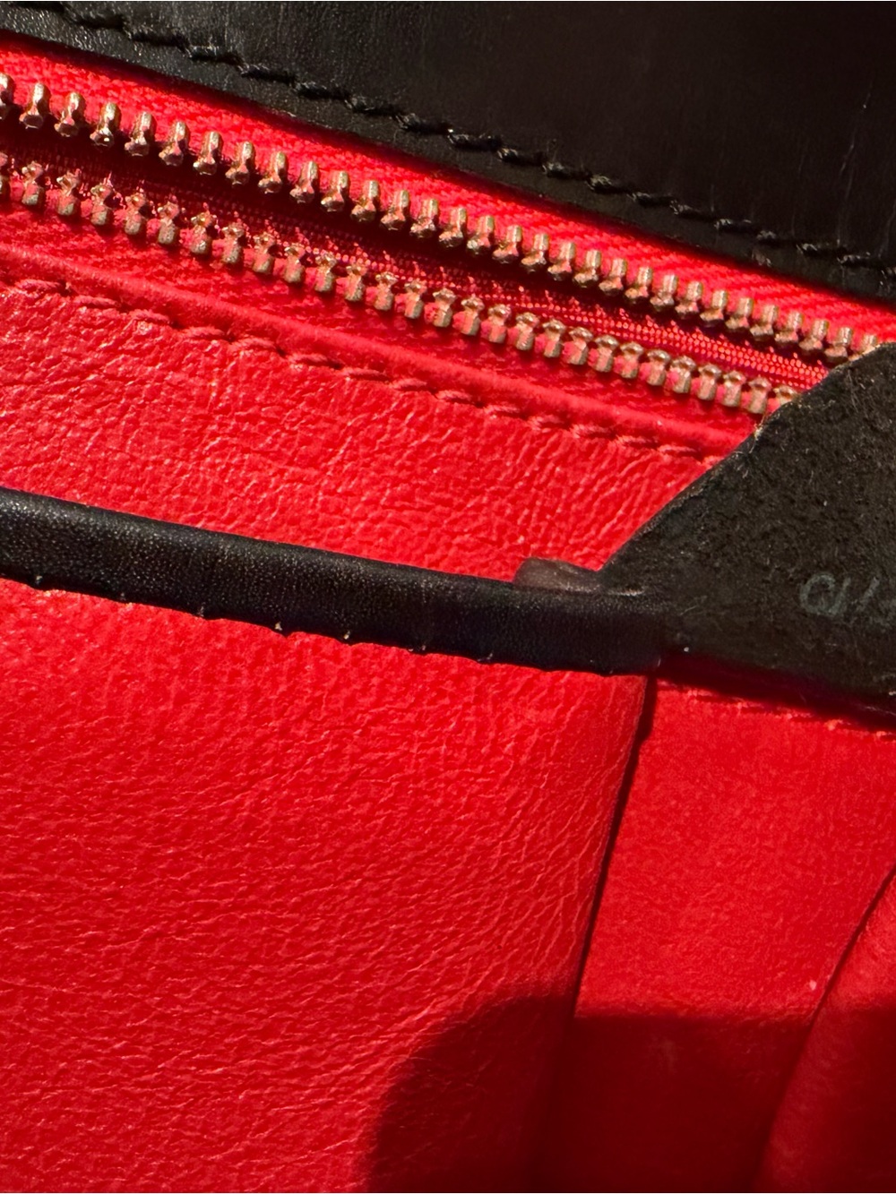 Celine Black Leather Crossbody with Gold Chain and Signature Lock - Picture 14 of 14